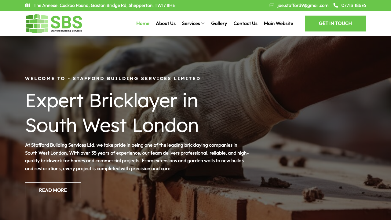 BRICKLAYING SOUTH WEST LTD website preview