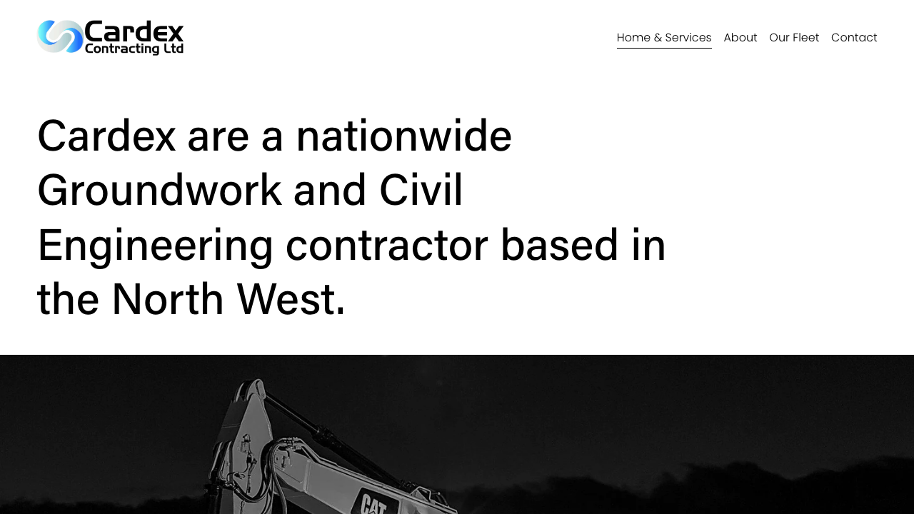 CARDEX CONTRACTING. LTD website preview