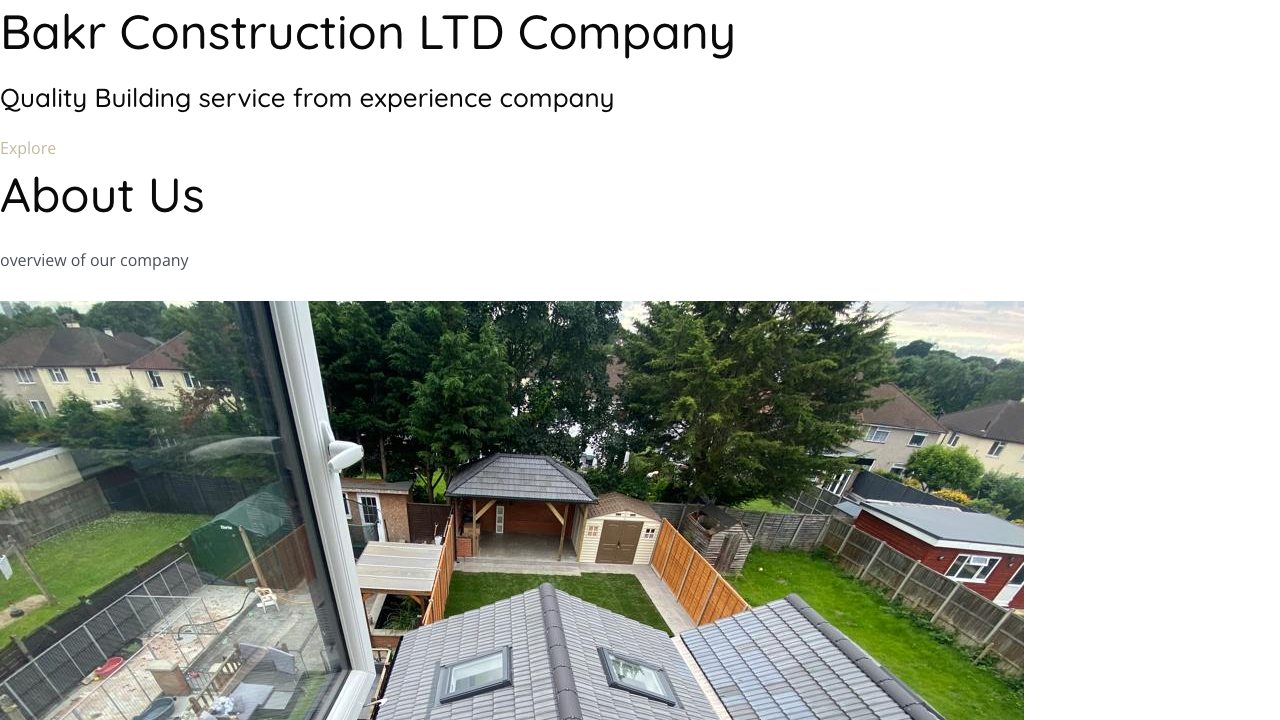 BAKR CONSTRUCTION LTD website preview