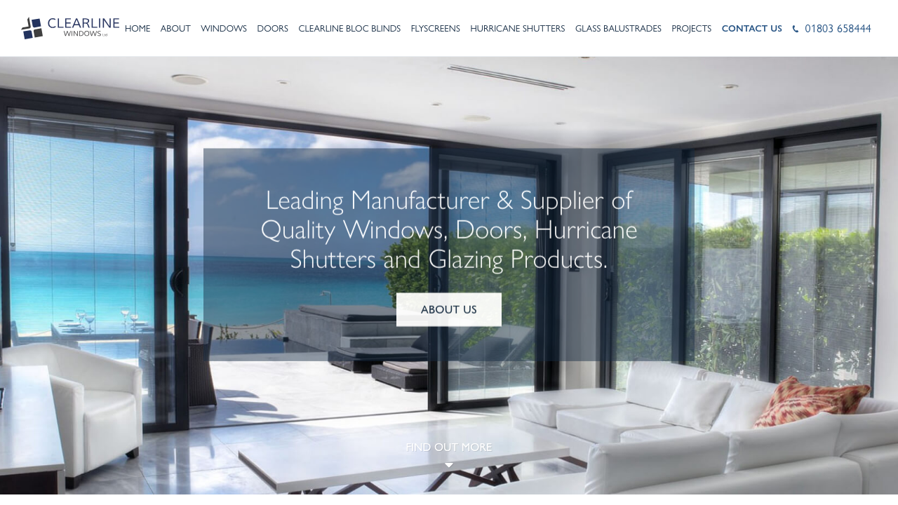 CLEARLINE WINDOWS LTD. website preview