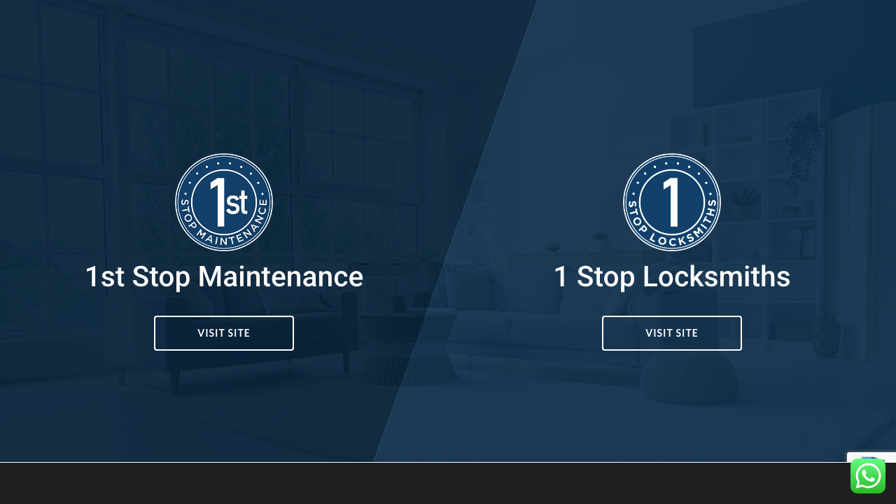 1ST STOP MAINTENANCE LTD website preview