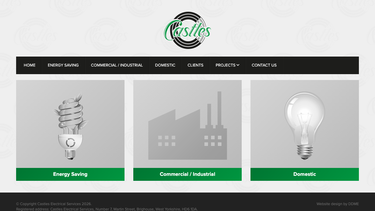 CASTLES ELECTRICAL SERVICES LIMITED website preview