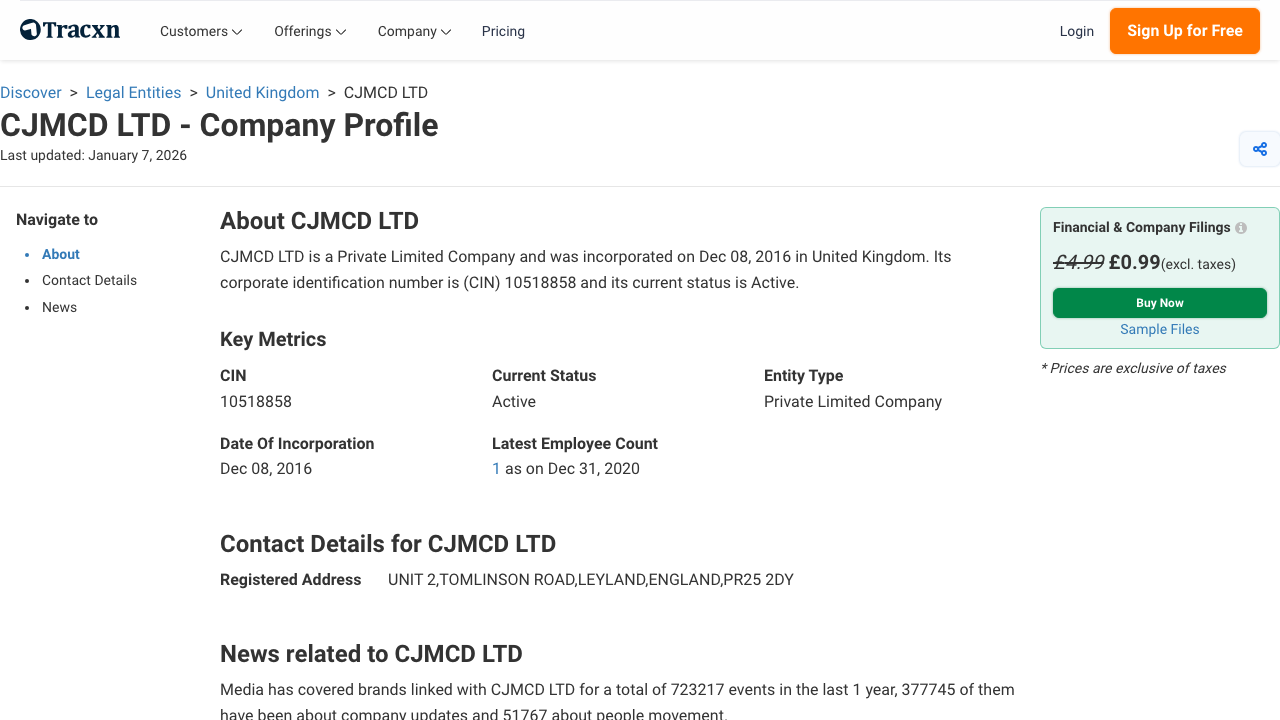 CJMCD LTD website preview