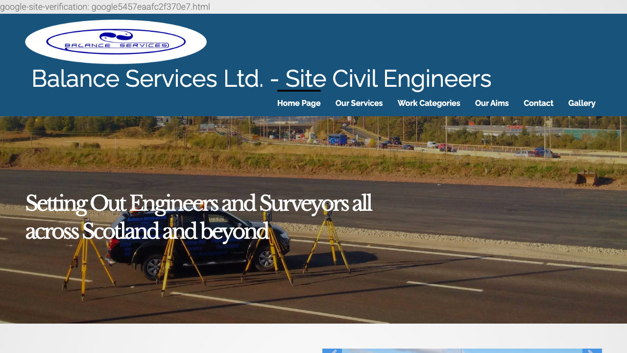 BALANCE SERVICES LIMITED website preview