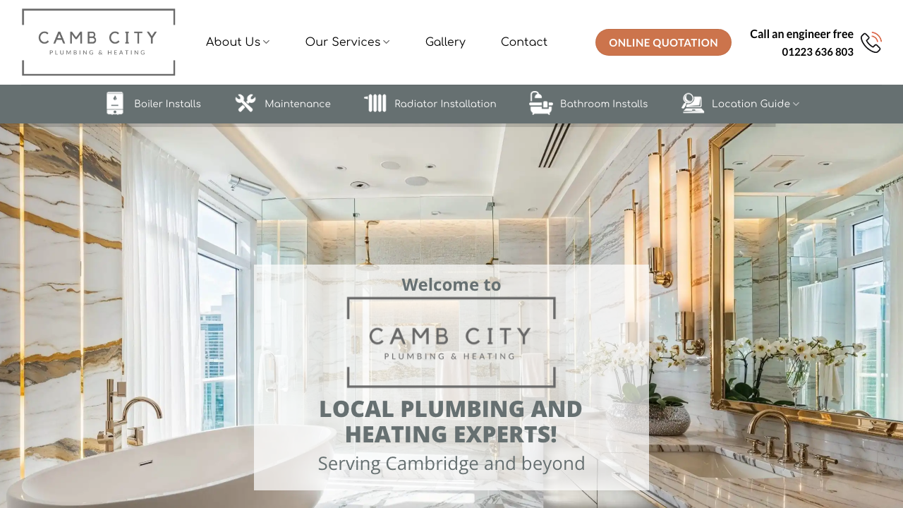 CAMB CITY PLUMBING & HEATING LIMITED website preview