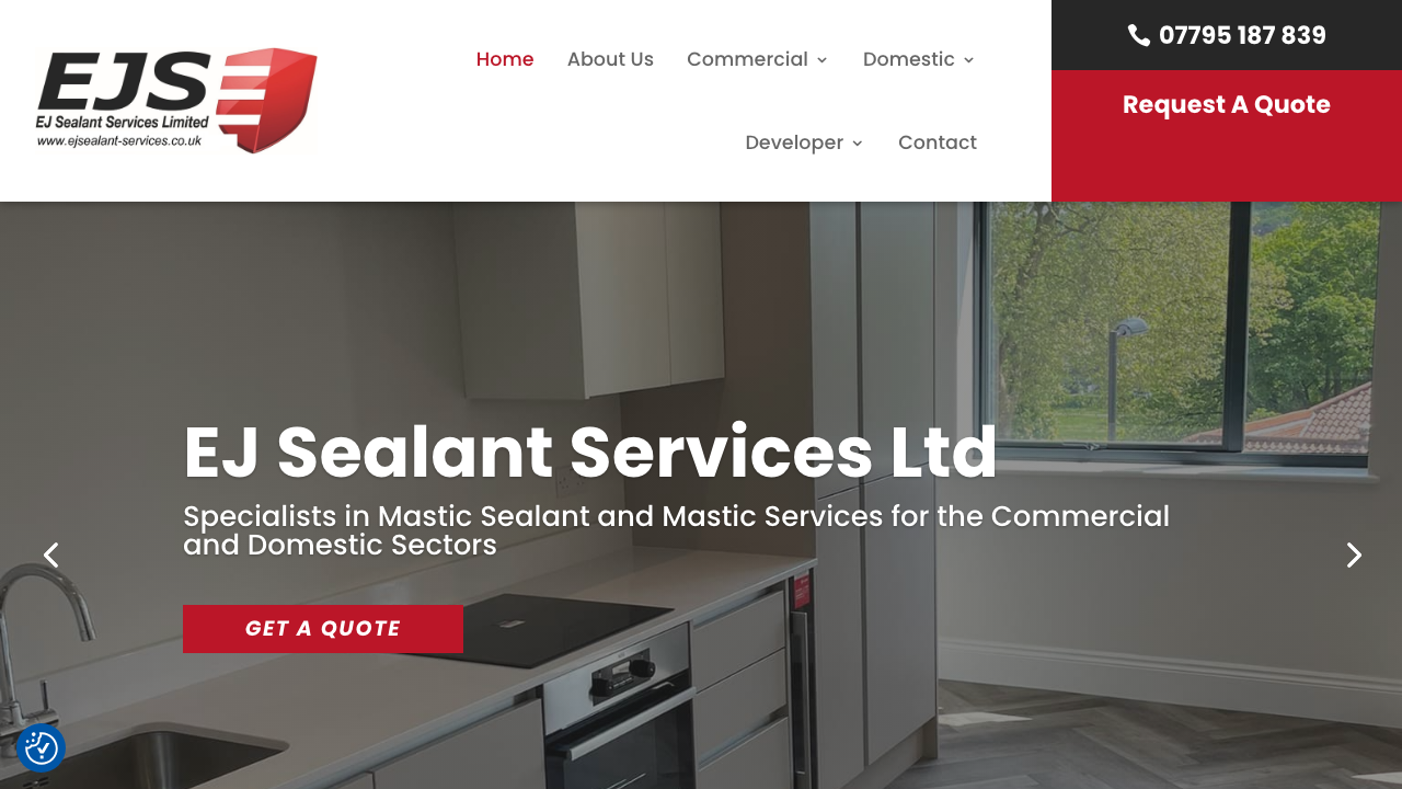 EJ SEALANT SERVICES LTD website preview