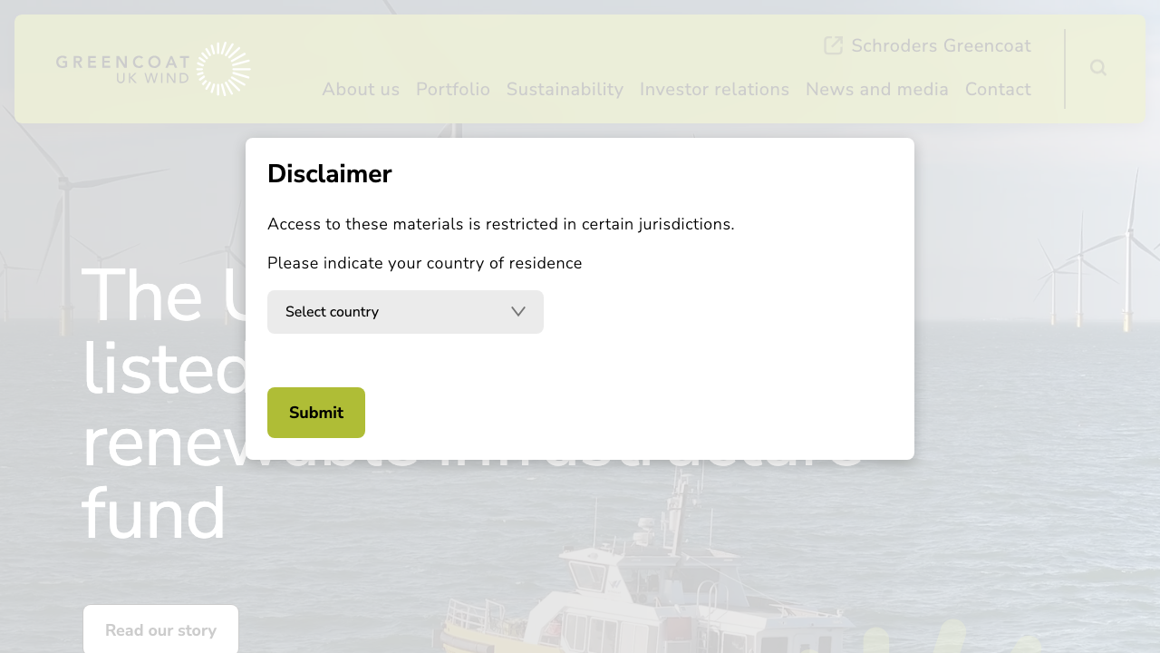 BISHOPTHORPE WIND FARM LIMITED website preview