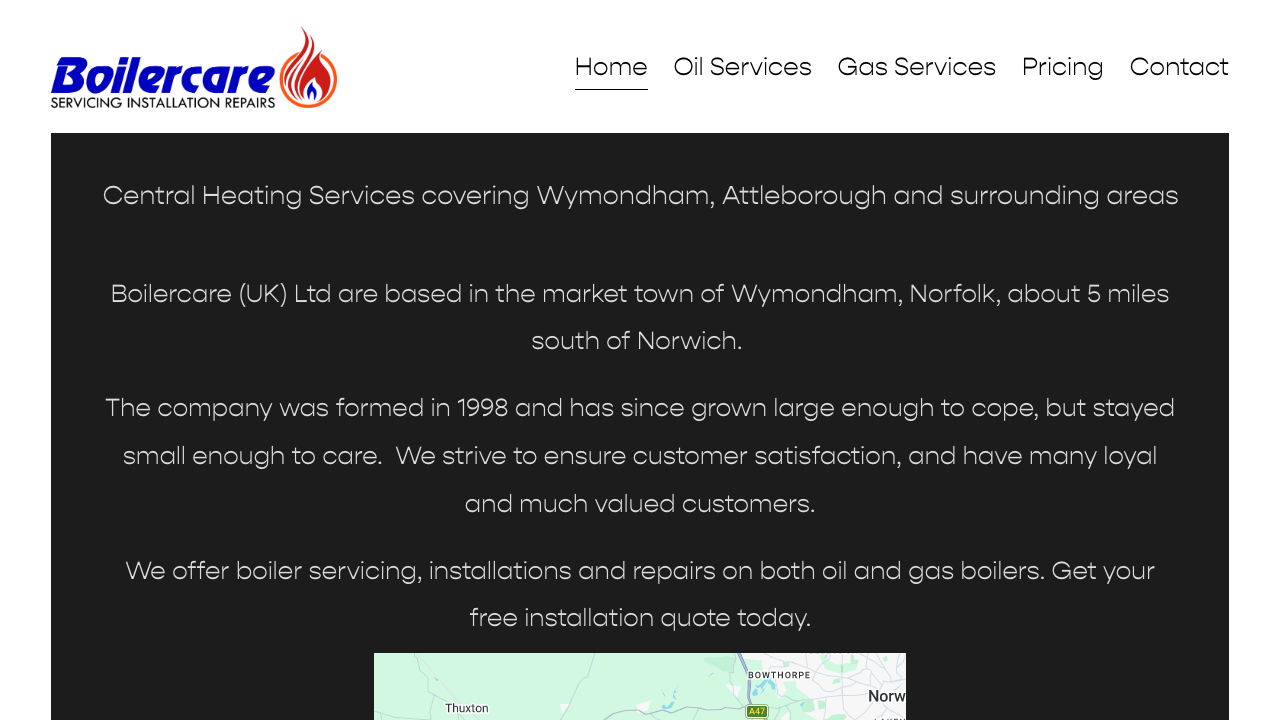 BOILERCARE (UK) LIMITED website preview