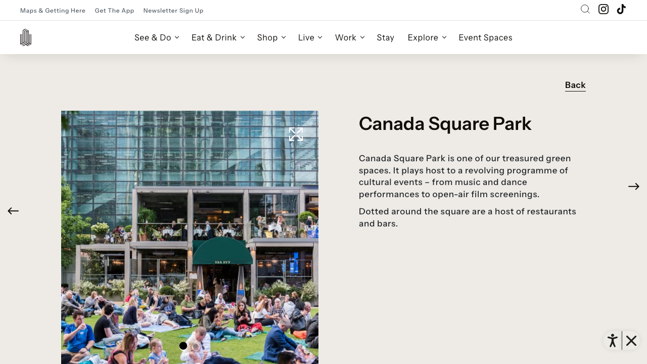 CANADA SQUARE (PAVILION) LIMITED website preview
