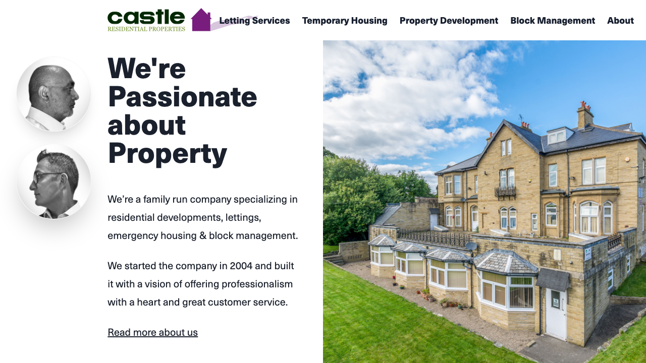 CASTLE RESIDENTIAL HOMES LIMITED website preview