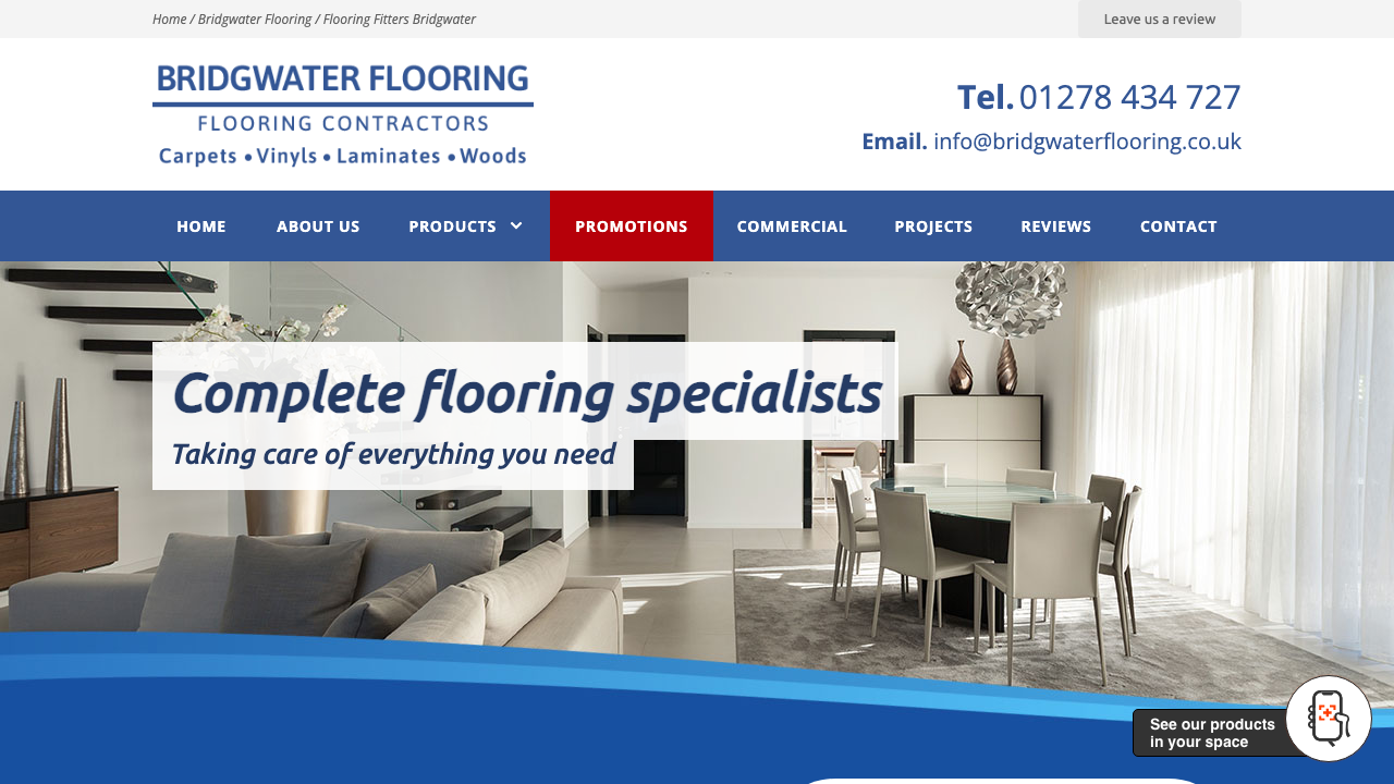 BRIDGWATER FLOORING COMPANY LIMITED website preview
