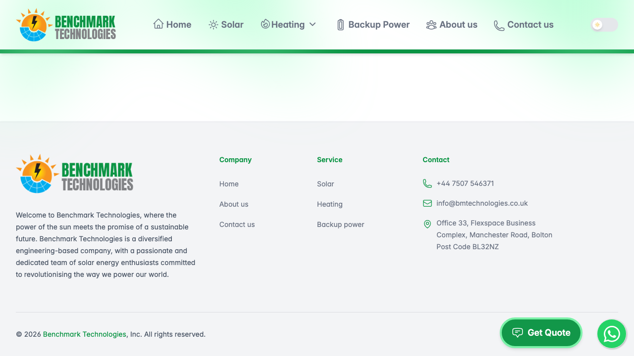 BENCHMARK TECHNOLOGIES LIMITED website preview
