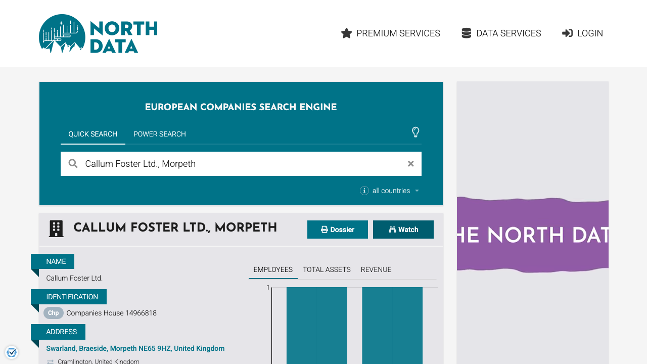 CALLUM FOSTER LTD website preview
