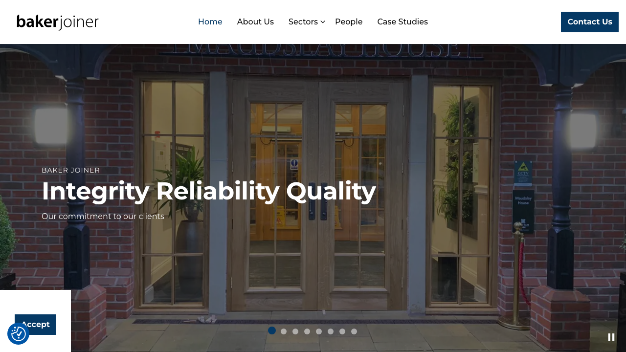 BAKER AND JOINER LIMITED website preview