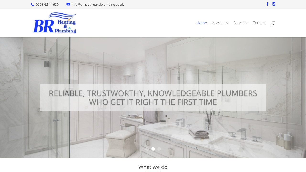 BR HEATING & PLUMBING LIMITED website preview