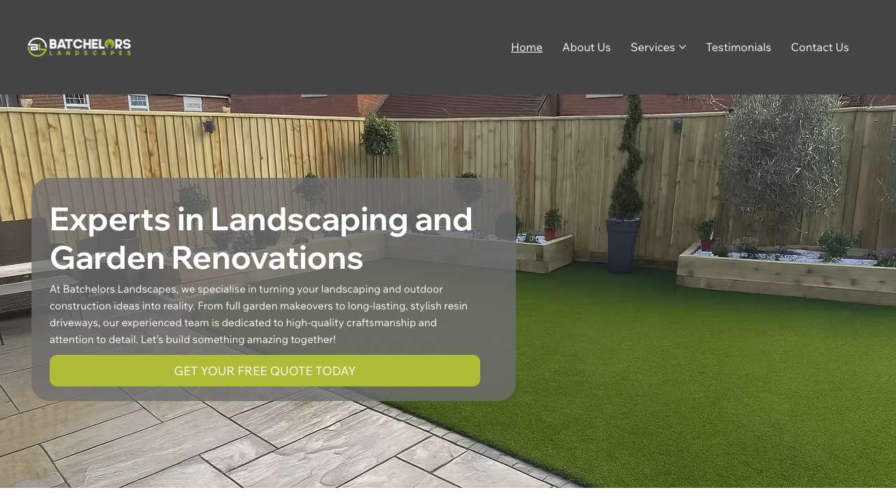 BATCHELORS LANDSCAPES LTD website preview