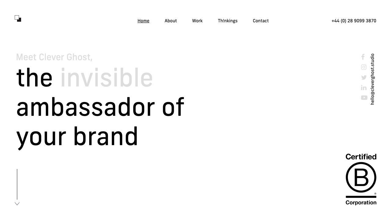 CLEVER GHOST LTD website preview