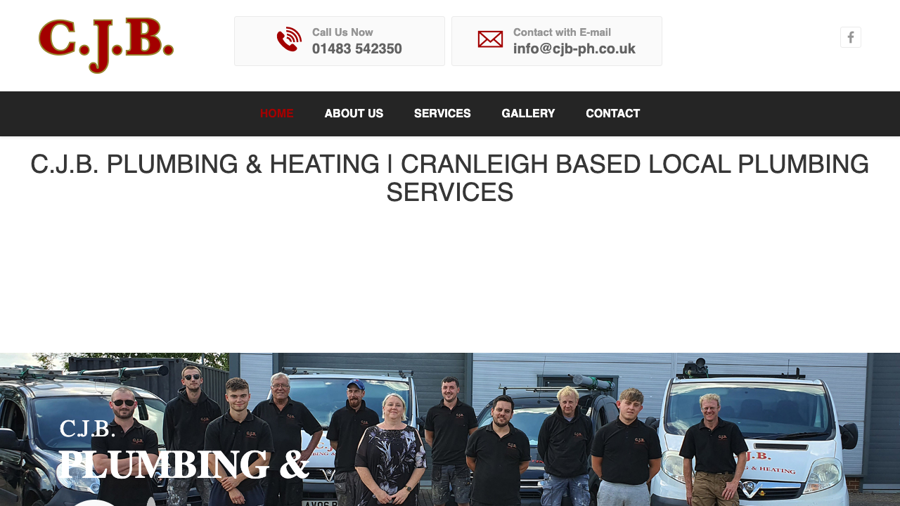 CJB PLUMBING & HEATING ENGINEER LTD website preview