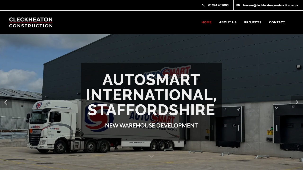 CLECKHEATON CONSTRUCTION LIMITED website preview