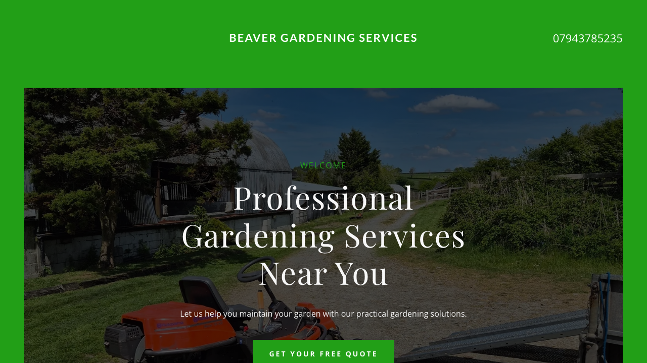 BEAVER GARDEN SERVICES LTD website preview