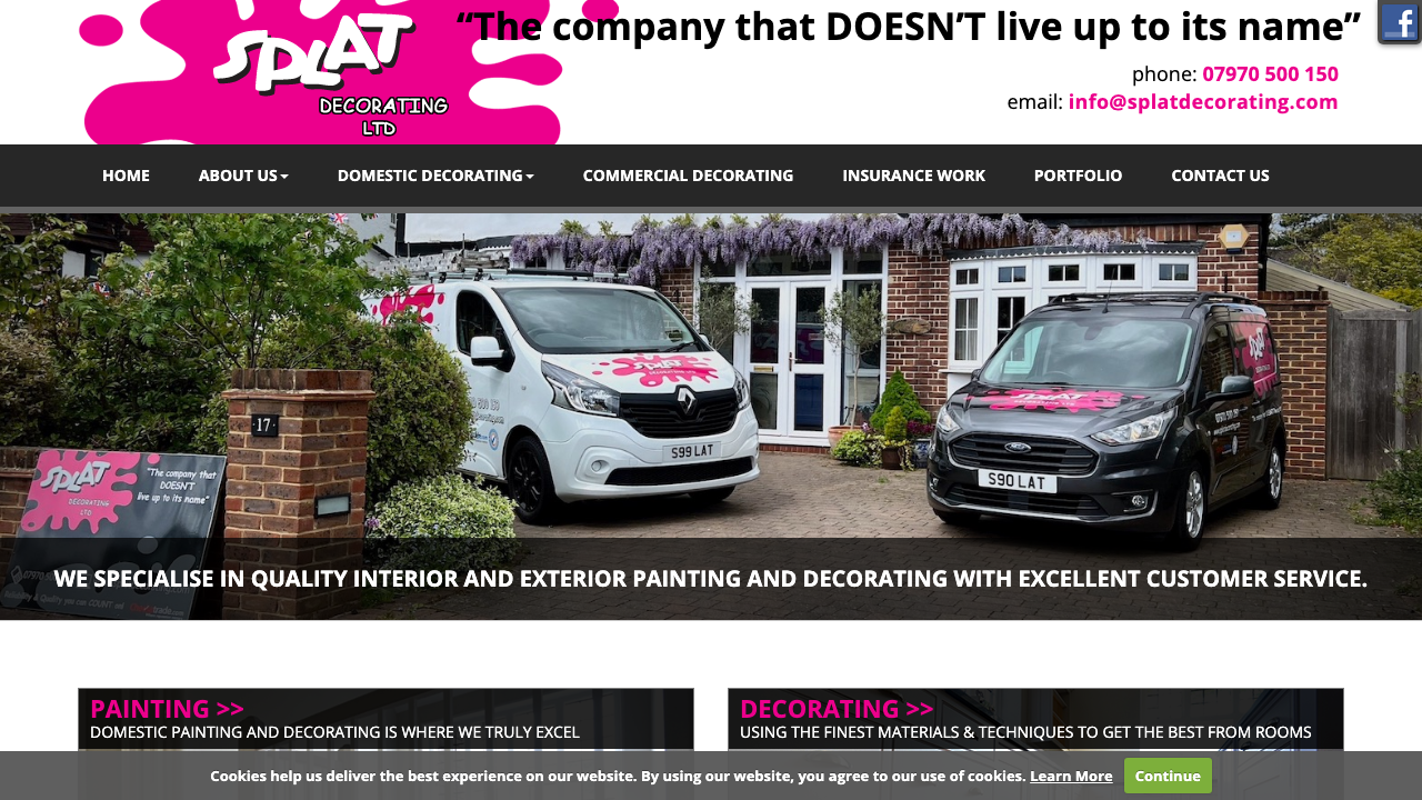 CHOLY PAINTING LIMITED website preview