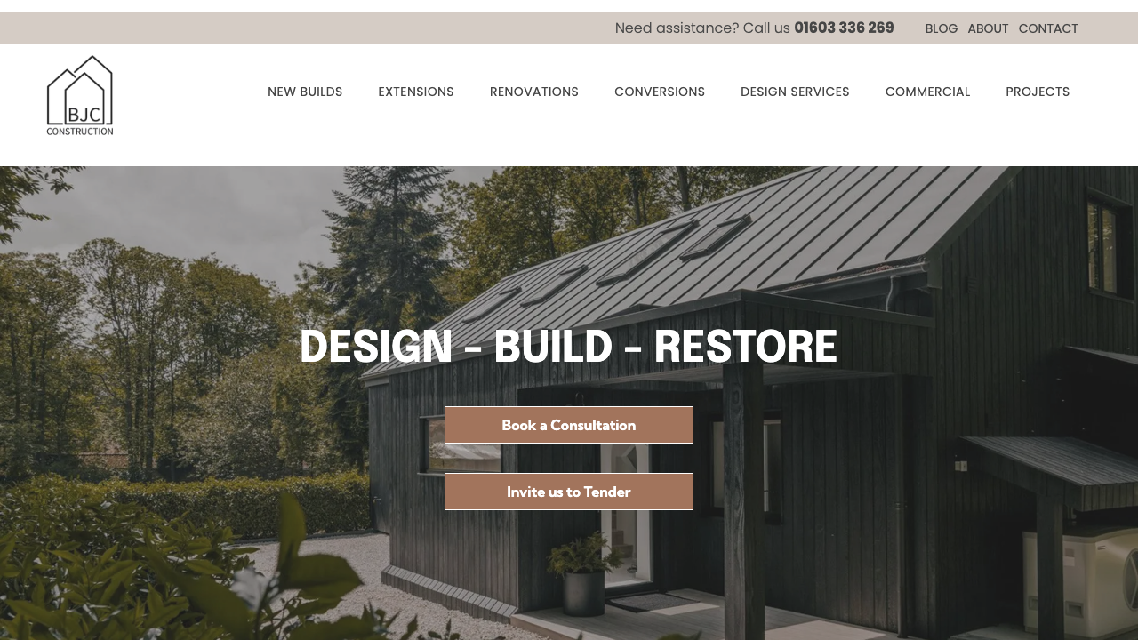 BJC INSTALLATION LIMITED website preview