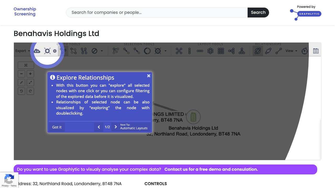 BENAHAVIS HOLDINGS LTD website preview