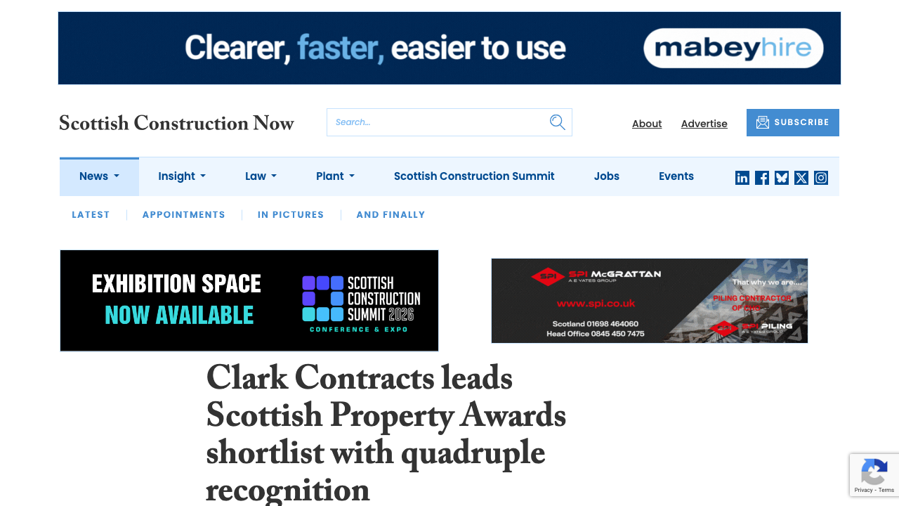 CLARK CONSTRUCTION (TAIN) LTD website preview