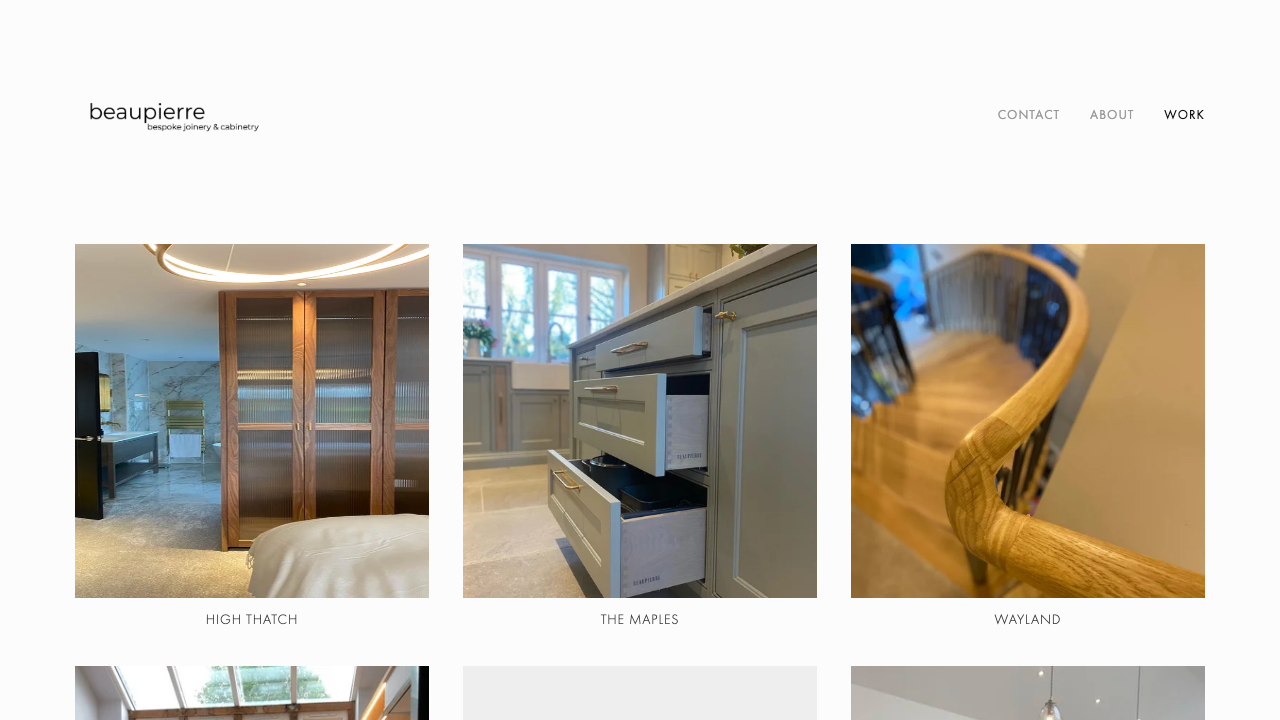 BEAUPIERRE LTD website preview