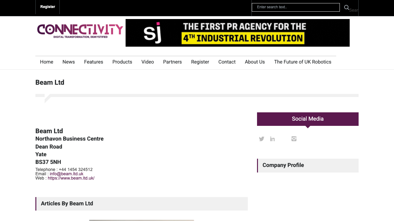 BEAMCLOUD SERVICES LIMITED website preview