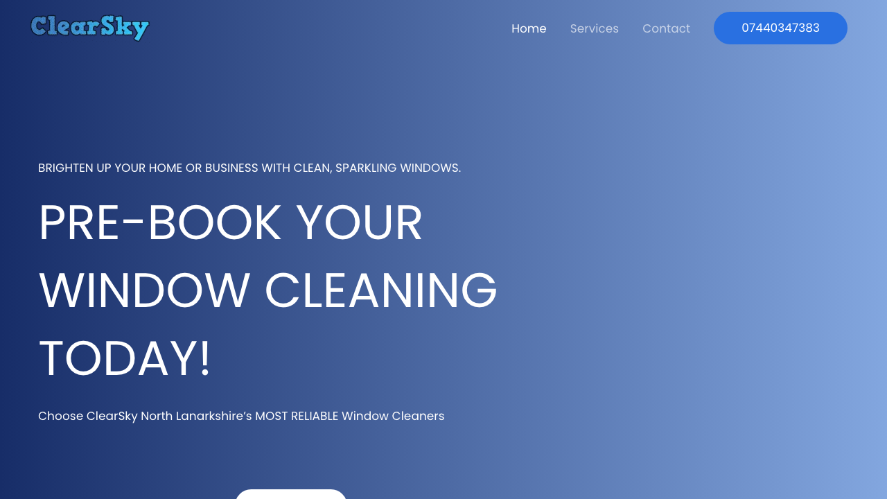CLEARSKY WINDOW SERVICES LTD website preview