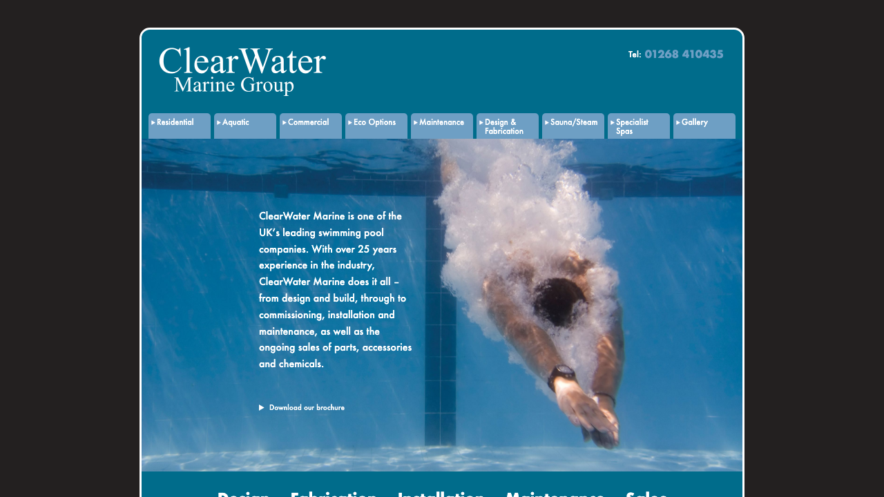 CLEARWATER MARINE TECHNOLOGY LIMITED website preview