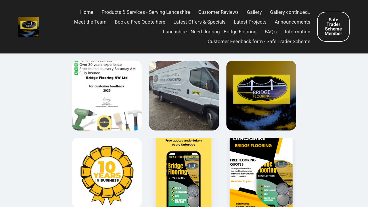 BRIDGE FLOORING NW LTD website preview