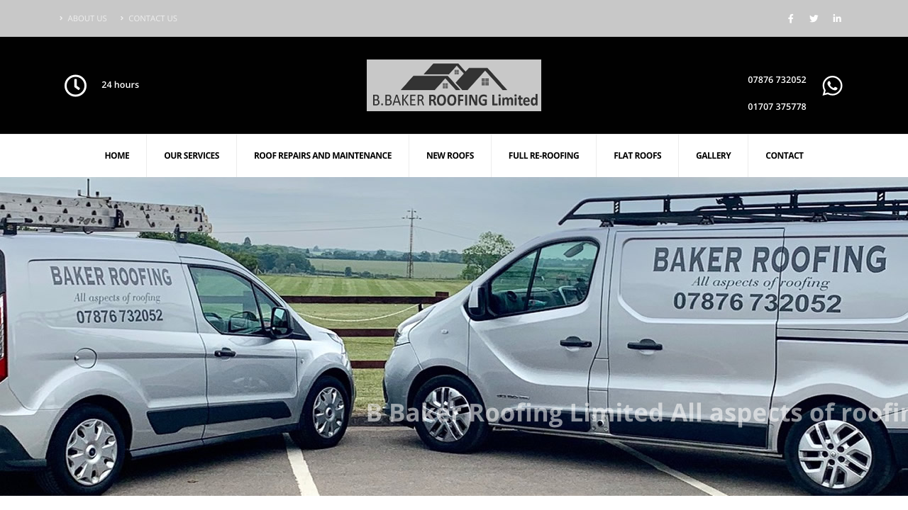 BAKER ROOFING SOLUTIONS LIMITED website preview