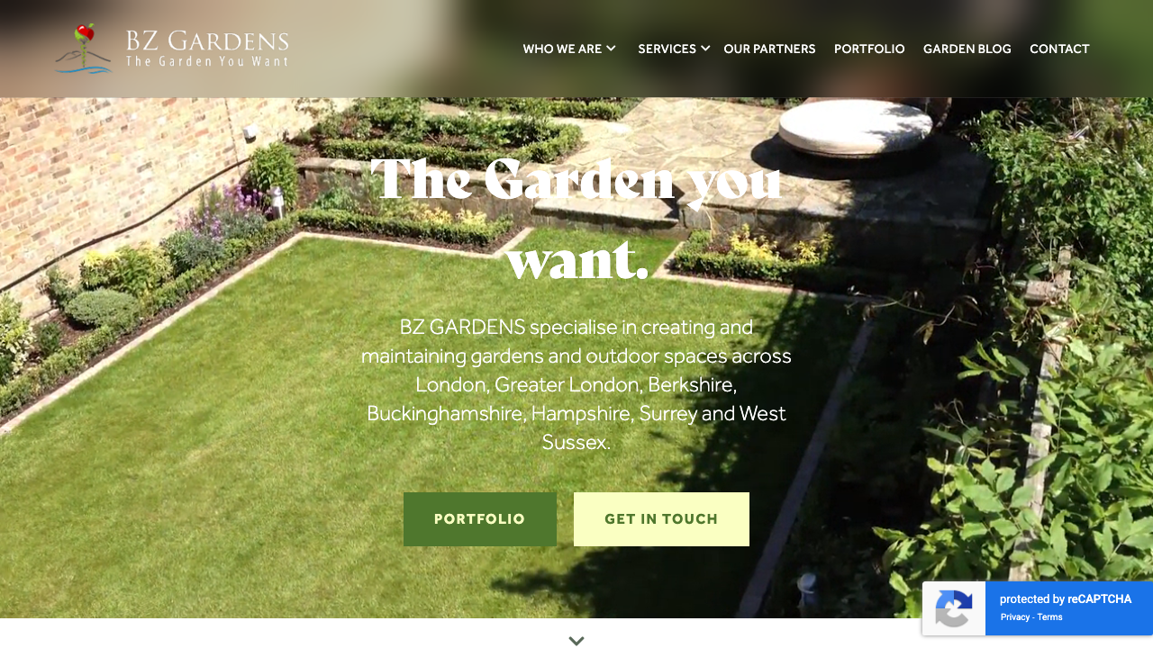 BZ GARDENS LIMITED website preview