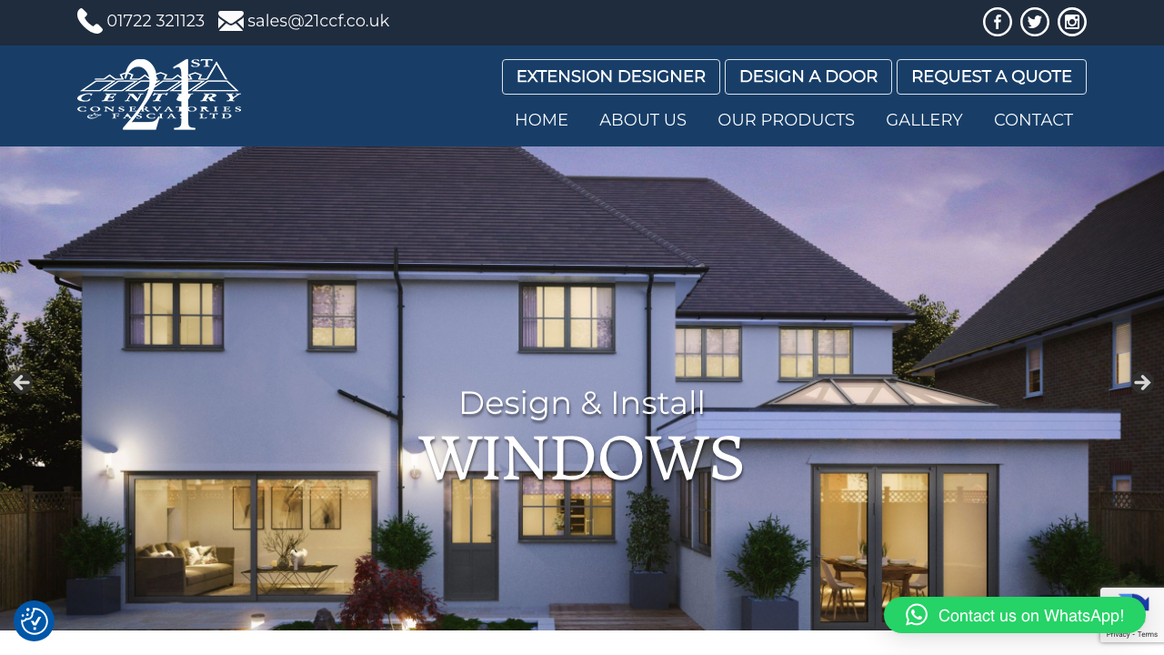 21ST CENTURY CONSERVATORIES AND FASCIAS LIMITED website preview