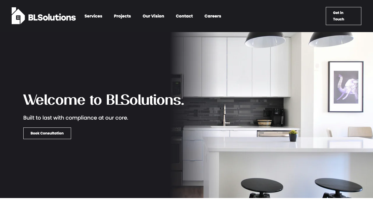 BLS CONSTRUCTION LIMITED website preview