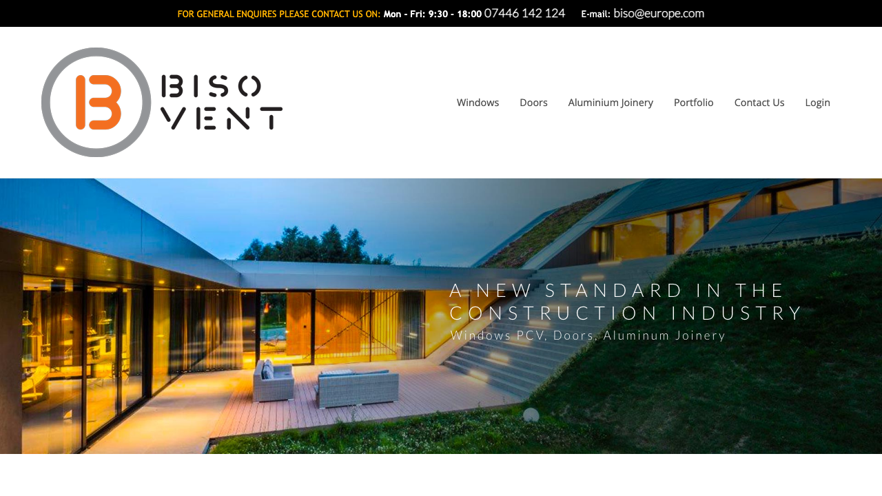 BISO VENT LTD website preview