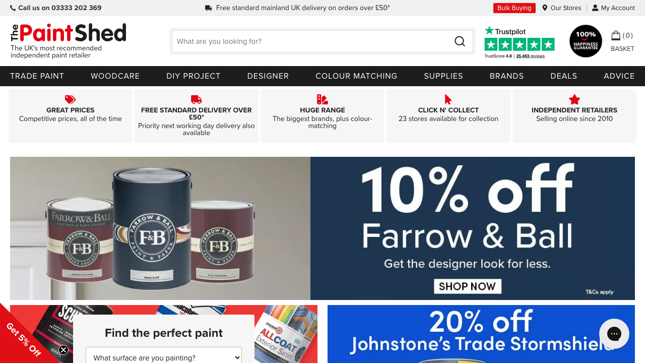 1 2 3 PAINT LTD website preview