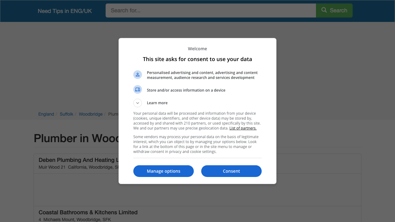 BROOM PLUMBING LIMITED website preview