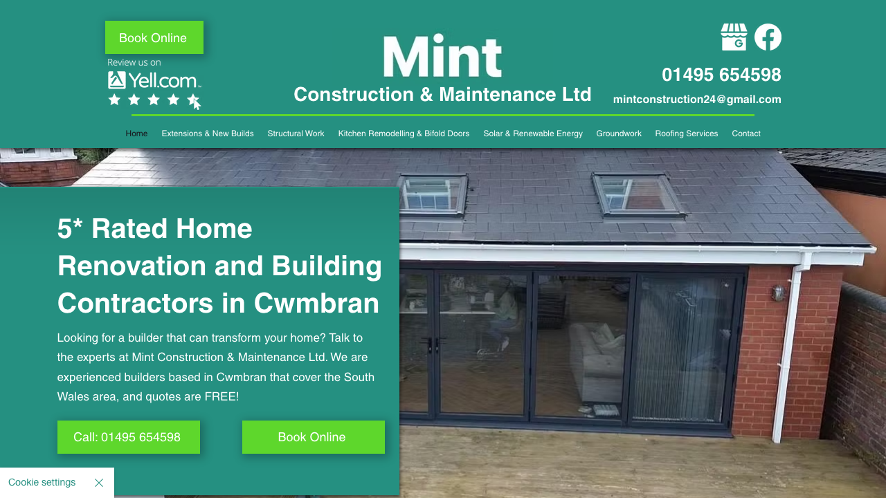 CEMENTORIOUS CONSTRUCTION LTD website preview