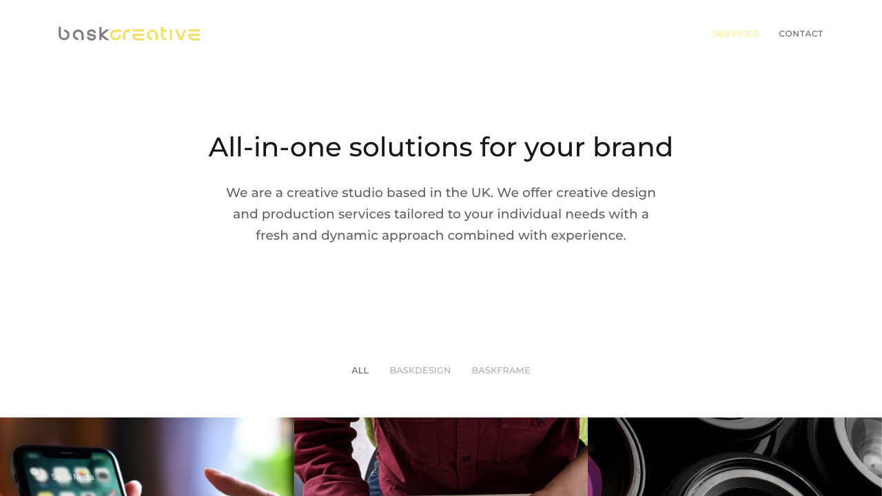 BASKCREATIVE LTD website preview