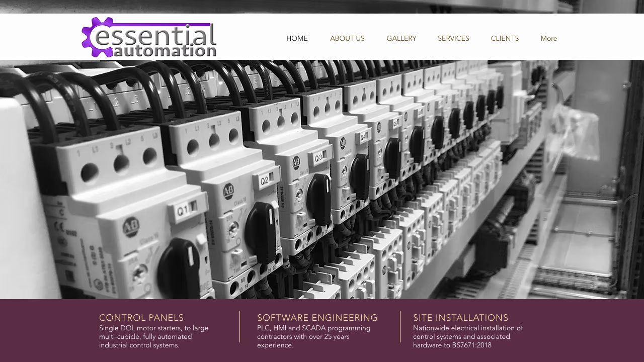 ESSENTIAL AUTOMATION LTD website preview