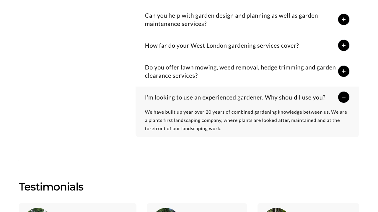 C&G LANDSCAPES LTD website preview