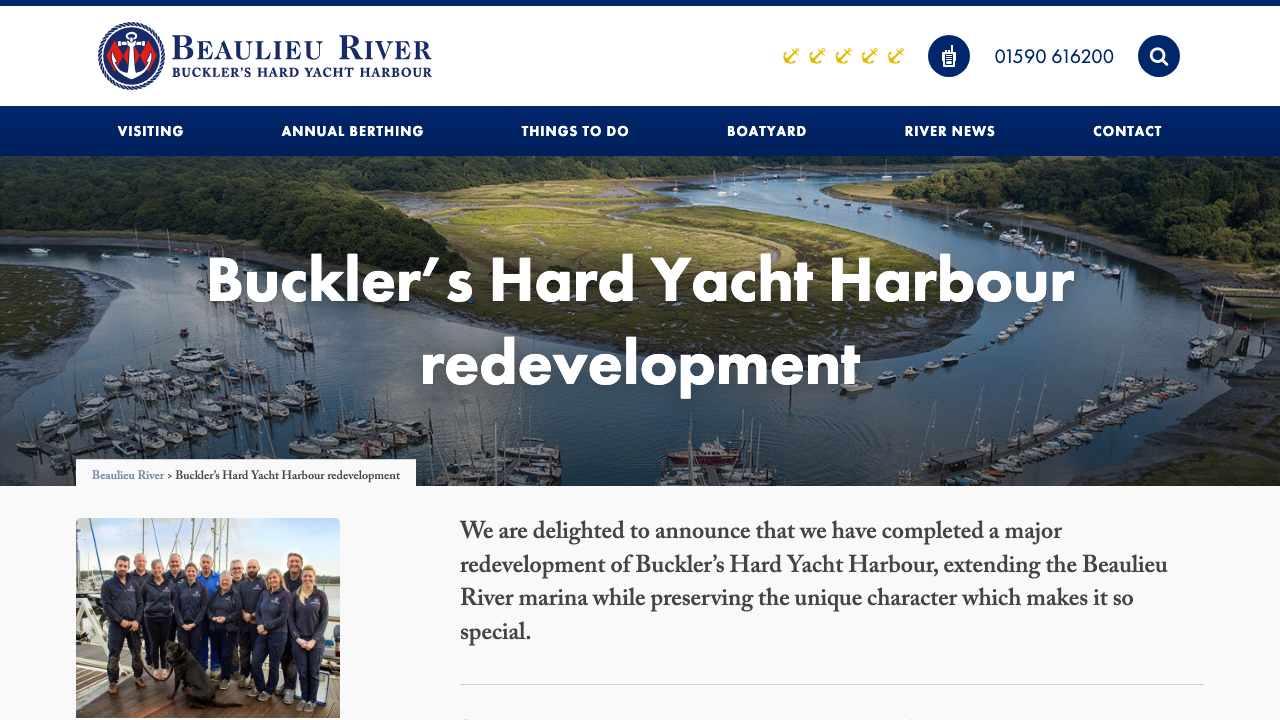 BEAULIEU MARINE DEVELOPMENT LIMITED website preview