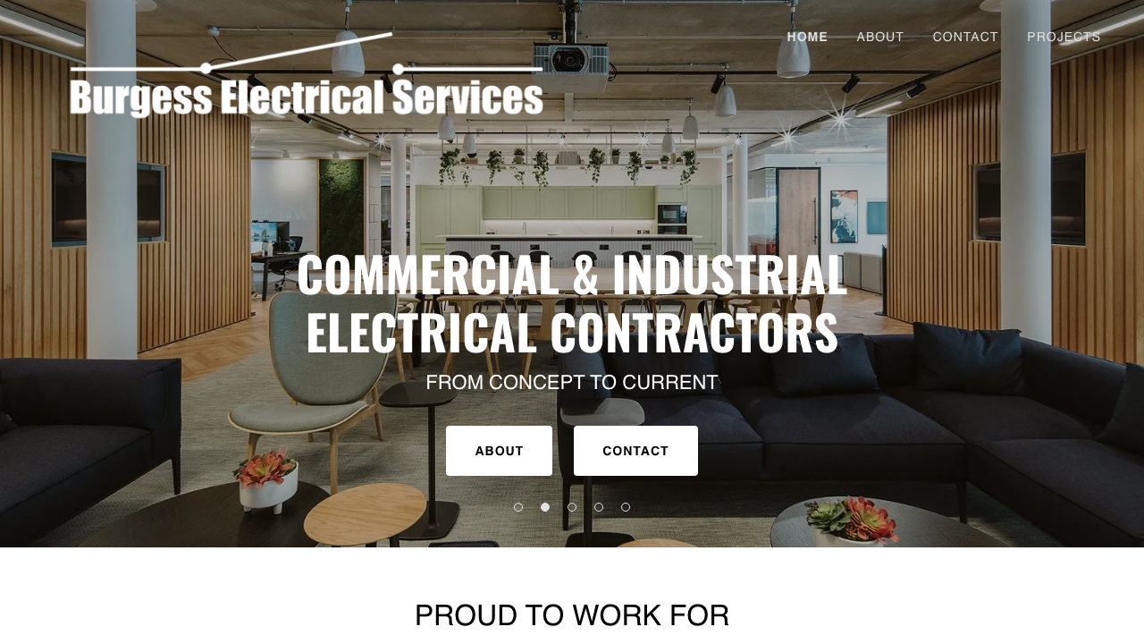 BURGESS ELECTRICAL CONTRACTORS LIMITED website preview