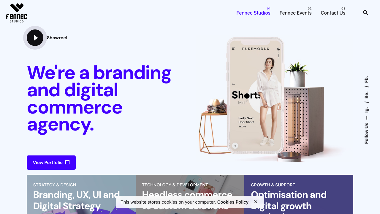 FENNEC STUDIOS LTD website preview