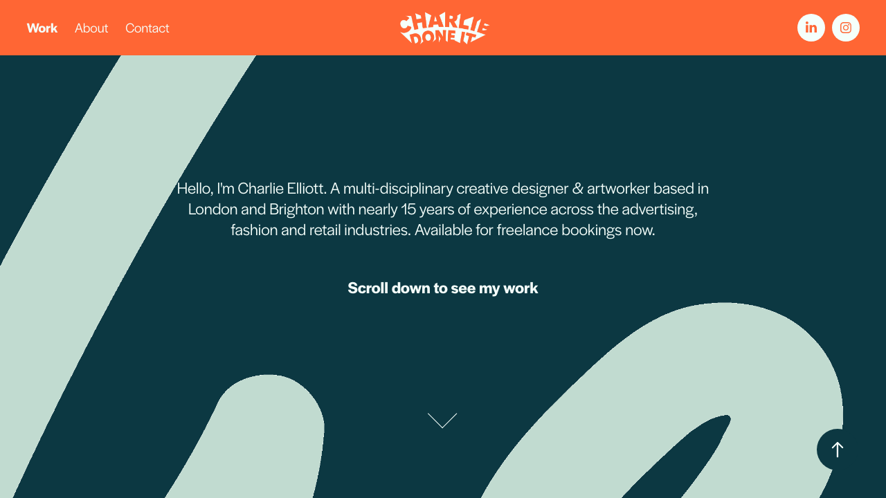 CHARLIE DONE IT LTD website preview
