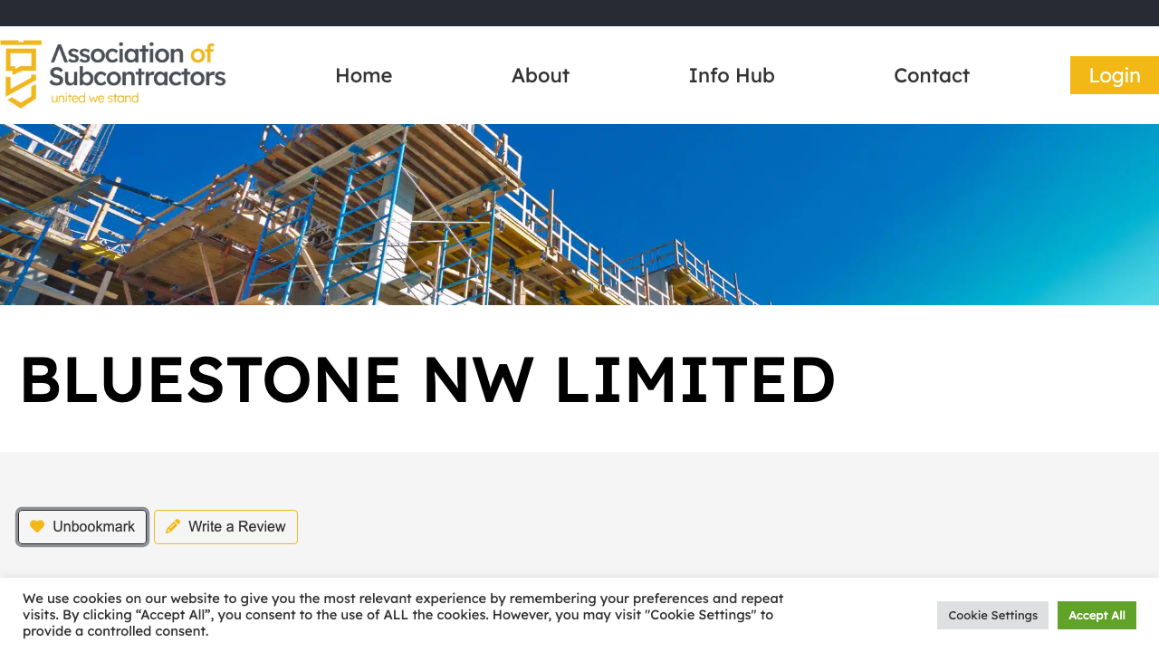BLUESTONE NW LIMITED website preview