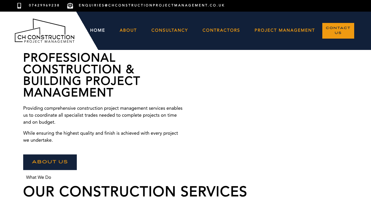 CHRIS HARRISON CONTRACTORS LTD website preview
